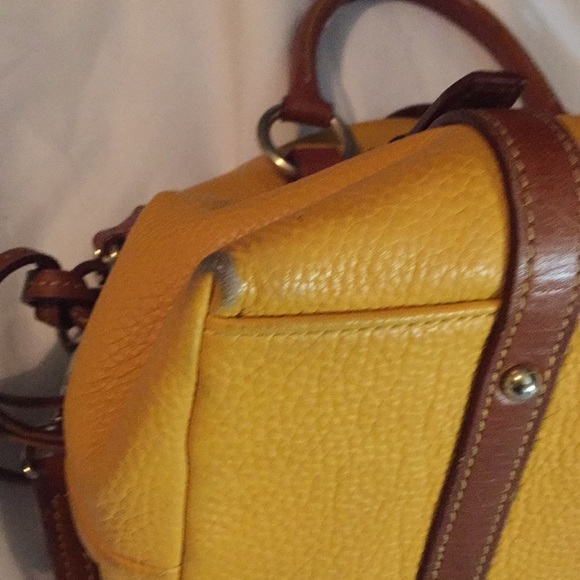 Dooney & Bourke Pebble Leather Satchel - Picture 7 of 9